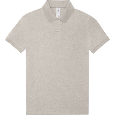 B&C Collection B&C MY POLO 210 / Дамска поло тениска от пике от тежък памук - цвят хедър сив, мъгла M (01W463zm602)