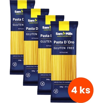 Sam Mills Fettuccine kukuričné 4 x 0,5 kg