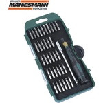 Brüder Mannesmann Комплект фина ръкохватка с накрайници, 36 части / mannesmann 29890 / (m 29890)