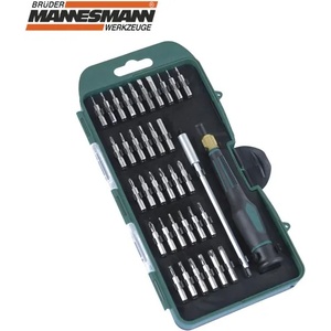 Brüder Mannesmann Комплект фина ръкохватка с накрайници, 36 части / mannesmann 29890 / (m 29890)