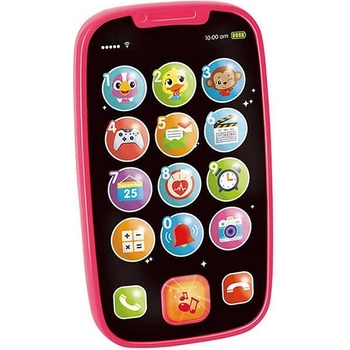 HOLA Интерактивна играчка Hola Toys - Моят първи смартфон, розов (H3127)