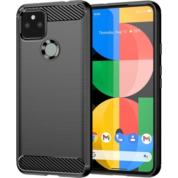 Techsuit Carbon Silicone Google Pixel 5 čierne