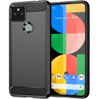 Techsuit Carbon Silicone Google Pixel 5 čierne