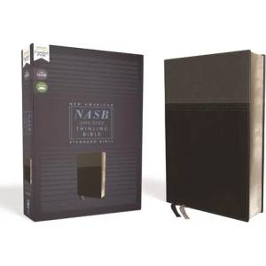 NASB, Thinline Bible, Leathersoft, Black, Red Letter, 1995 Text, Comfort Print | Zondervan (ISBN: 9780310450955)