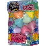 Clementoni Crazy Chic: Bloom Bloom сърцевидни бомбички за вана - комплект 8 бр (18270)