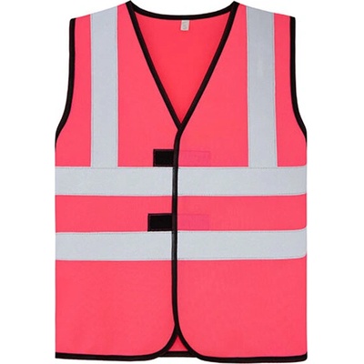 Korntex Esbjerg detská bezpečnostná vesta KX127K Neon Pink