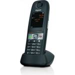 Gigaset Вътрешна слушалка Gigaset E630HX IP65 с поставка за зареждане черна (S30852-H2762-R101) Телефонни апарати