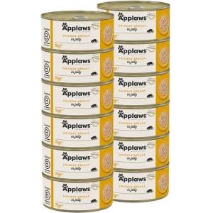 Applaws Консерва за котки с пилешки гърди в желе 12 x 70 г