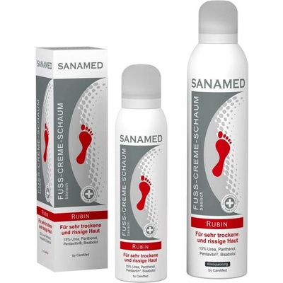 Sanamed Rubin krémová pěna na nohy 150 ml