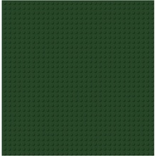 BRIXIES Plus 225.023 Základná podložka na stavanie - tmavo zelená 25,5 x 25,5 cm