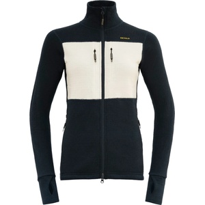 Devold Дамско вълнено яке Devold Women's Egga Grid Merino Jacket Merino jacket - Ink / Off-White (105-3674-0312)