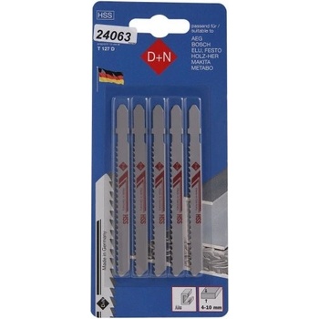 Levior Plátky do přímočaré pily HSS 75/1mm 5ks 31030