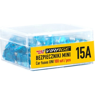 VIRAGE- SADA POJISTEK MINI AUTO 100KS 15A