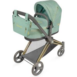 De Cuevas Toys 81773 Сгъваема количка за кукли 3 в 1 с чанта Capriccio 2025 - 73 см (6-81773)
