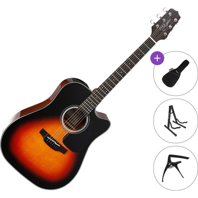 Takamine GD30CE Standard SET Brown Sunburst Електро-акустична китара Дреднаут