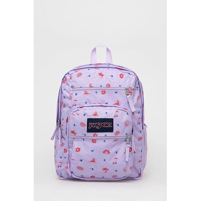 JanSport Раница Jansport в лилаво голям размер с десен (EK0A5BAH1D91)