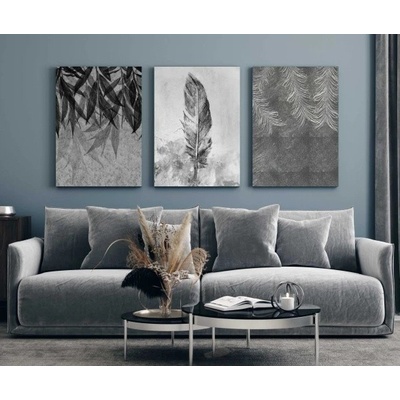 Divio Třídílný obraz na plátně, vzor 20366 Velikost: 60x120 cm