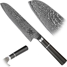 CHZ Damaškový santoku nůž SMELL OF VEGETABLE nerezový 18 cm