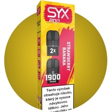 Syx Pod Strawberry Banana 16,5 mg 2x950 potáhnutí 1 ks