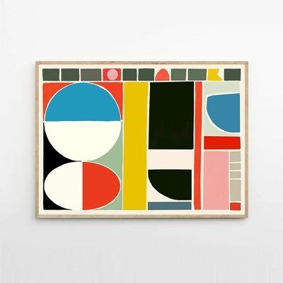 Moikka Plagát Palette by By Garmi 50x70 cm