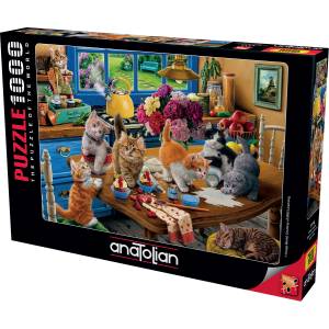 Anatolian Пъзел Anatolian - Котенца в кухнята, 1000 части (P1114)