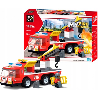 ICOM Blocki My Fire Brigade Hasičský vůz s tažným hákem – Zboží Dáma