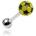 Piercing do jazyka 207 Yellow