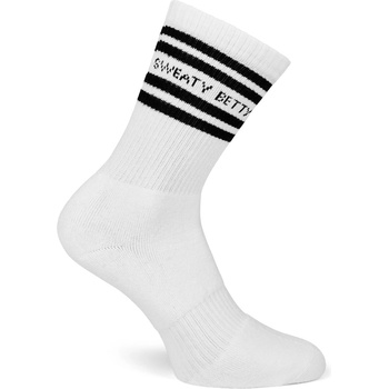 Sweaty Betty Чорапи Sweaty Betty Women's Varsity Slogan Crew Socks - white black