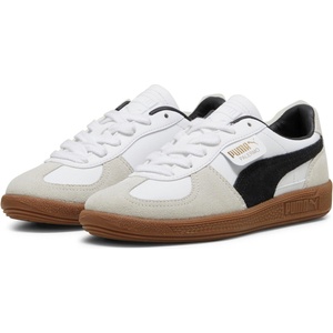 PUMA Детски маратонки Puma Palermo Leather Jr Low-Top Trainers Boys - White/Gum