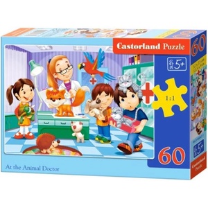 Castorland Пъзел Castorland от 60 части - На ветеринар (B-06847) - baby