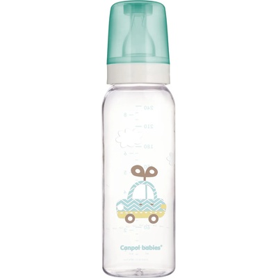 Canpol babies Стъклено шише Canpol - 240 ml, тюркоазено (42/201c)