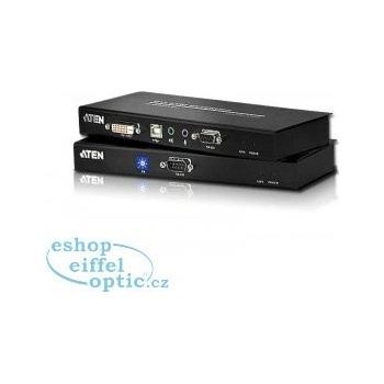 Aten CE-600 DVI and USB based KVM Extender with RS-232 serial 60m