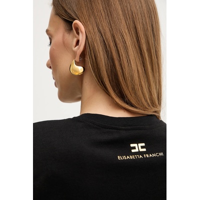 Elisabetta Franchi Памучна блуза Elisabetta Franchi (MA01161E2)
