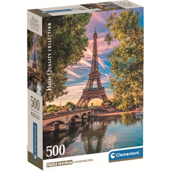 Clementoni Пъзел Clementoni от 500 части - По поречието на Сена (35598)