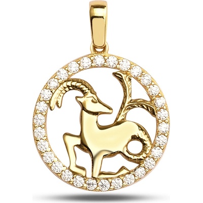 Lillian Vassago Zlatý přívěsek znamení Kozoroh LLV95 GP001