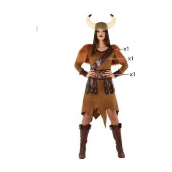 BigBuy Carnival Костюм Жена викинг Размер xxl