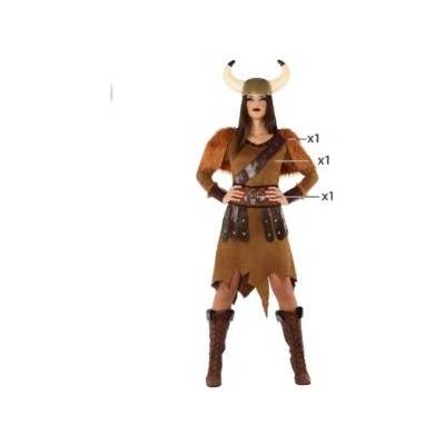 BigBuy Carnival Костюм Жена викинг Размер xxl