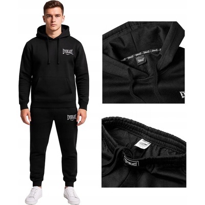 Everlast pánska čierna bavlnená dlhý rukáv