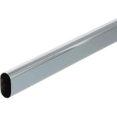 In-Design Šatní tyč ovalná 30x15 chrom 1500 mm