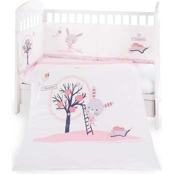 Image 1 of KikkaBoo Бебешки спален комплект 2 части EU style 70/140 Pink Bunny (41101020082)