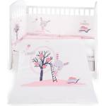KikkaBoo Бебешки спален комплект 2 части EU style 70/140 Pink Bunny (41101020082) - salemax