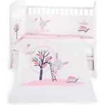 KikkaBoo Бебешки спален комплект 2 части EU style 70/140 Pink Bunny (41101020082)