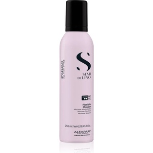 Alfaparf Milano Semi di Lino Style&Care Flexible Mousse пяна втвърдител за естествена фиксация и блясък на косата с UV филтър 250ml