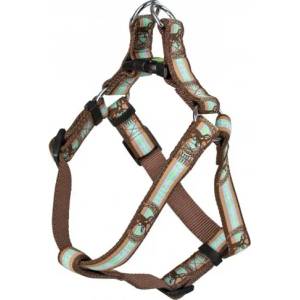 Kerbl Wild Life Нагръдник за кучета, гърди 25-45 см, ширина - 20 мм, кафяв и тюркоаз, Германия - 80269