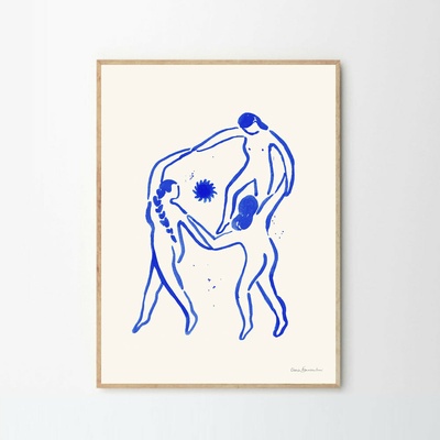 Moikka Plagát Blue Lady by Stine Belden Røed 70x100cm