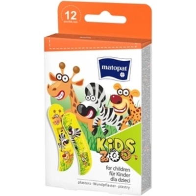 Matopat Kids ZOO náplast 19 x 76 mm 12 ks