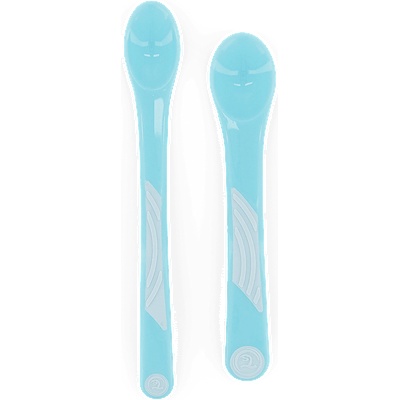 Комплект лъжички Twistshake 2 броя 6+ м Pastel Blue (7350083121905)