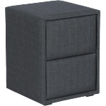Carmen Нощно шкафче за спалня cotton - графит 501 - BestPC