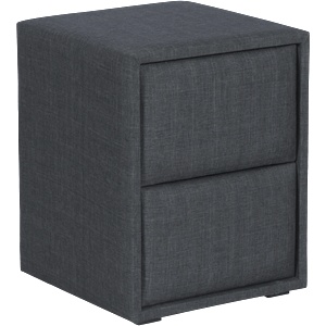 Carmen Нощно шкафче за спалня cotton - графит 501 - BestPC