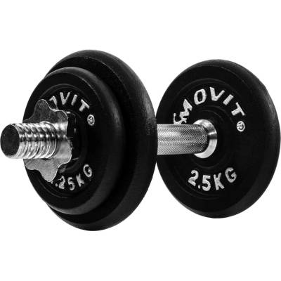 MOVIT Jednoruční činka se sadou závaží 10 kg